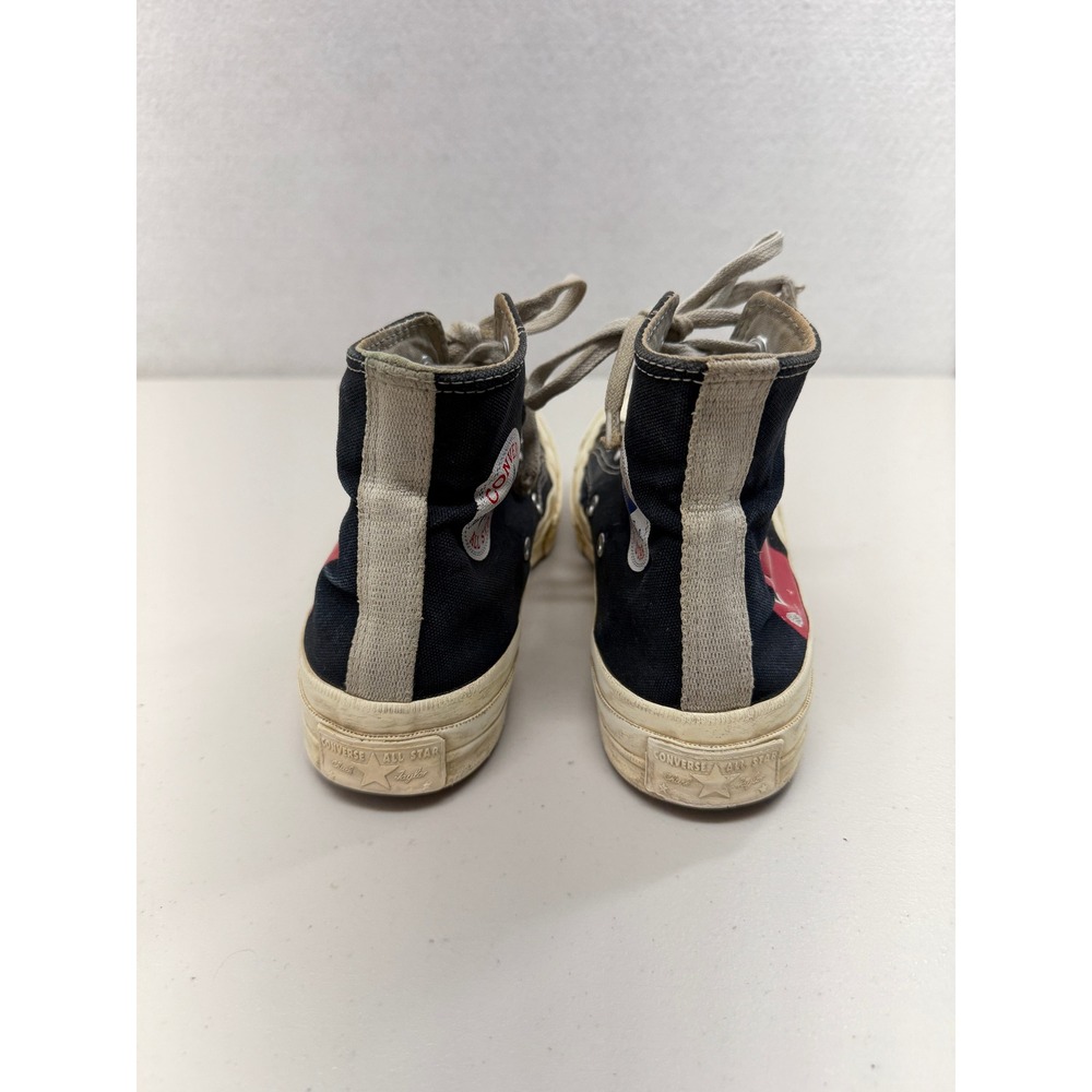 Converse x Comme des Garcons PLAY Chuck 70 High Top Black Heart Womens 7 Mens 5 - Picture 4 of 12